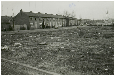 102797 Hortensialaan, gezien in de richting Narcissenstraat. Het park is nog niet aangelegd, 1960 - 1965
