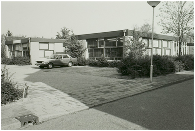 102803 Aletta Jacobsplein 13. Gebouw kleuterschool De Woelwijck in gebruik bij S.B.K, 13-11-1986