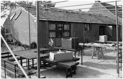 103488 Kloostereindweg. Clubhuis van scouting Brouwhuis, 30-09-1985