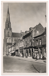 103775 Kerkstraat, gezien in de richting Markt en de Sint Lambertus kerk, 1930 - 1940