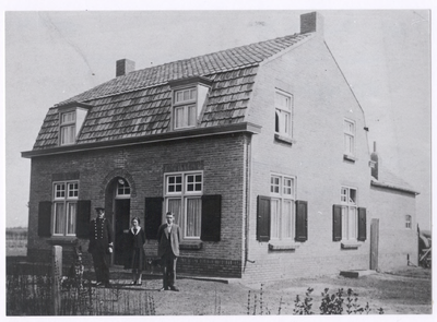 103991 Lieshoutseweg, nu Claassensstraat. Veldwachterswoning, gebouwd in 1931, afgebroken in 1973. Het huis stond op ...