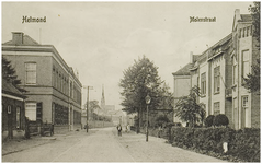 104834 Molenstraat, gezien in de richting van de 'Ameidestraat'. Links de Rijks HBS, 1910 - 1920