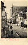 106625 Veestraat, gezien vanaf de zuidkant van de Markt in de richting 'Kanaaldijk', 1910 - 1915