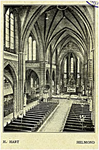 106720 Veestraat 12. Interieur kerk Heilig Hart, 1900 - 1910