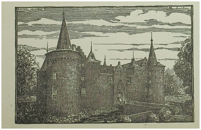 108723 Kasteellaan. : Kasteel. : Noordzijde, 1918