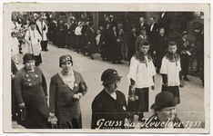 110550 Processie naar Kevelaer. Uiterst links is mevr.Heinemans-Hermans, 1933