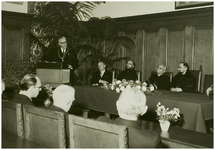 111673 Huldiging Dr. Mag. Luchesius Smits O. F. C. t.g.v. het feit dat deze aan de Katholieke Universiteit van Leuven ...