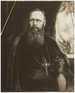 114585 Pater P. Noyen. Apostolisch prefect der Kleine Soenda Eilanden. Naar een schilderij van Jac. Stroucken, z.j.