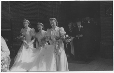 115187 Bruiloft Frans Julse Willie Alphonse Albers-Pistorius met Godefrida Elisabeth Maria Hermans, 1942