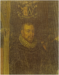 116314 Onderdeel schilderstuk der Collectoren 2, der Beurzenstichting. Magister Judocus Verbeeck, secretaris in Aarle ...