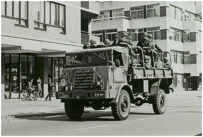 116538 NAVO-oefening Atlantic Lion. Vervoer van militairen over de Kasteel-Traverse naar Duitsland, 19-09-1983
