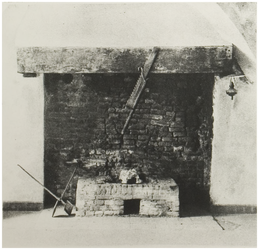 117965 Kasteel. (Interieur). Oude schouw in het vroegere washuis in één der kelders van het Kasteel-Raadhuis, 1929