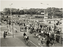 118983 1e Helmondse marathon georganisserd door de jubilerende atletiekvereniging HAC. Winnaar werd Rene Stam, 12-10-1985