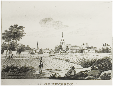 119934 Gezicht op Sint-Oedenrode. Sint-Oedenrode was de woonplaats van de kwartierschout van Peelland en in de 17e eeuw ...