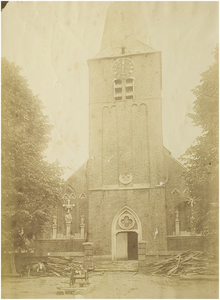119936 Lierop. Westzijde. Rooms Katholieke kerk van Lierop, gesloopt 1892, z.j.