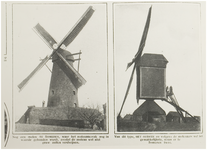 119941 Someren. Twee van de vier windmolens die geplaatst zijn op de vier hoeken, w3aar men het dorp binnenkomt, z.j.