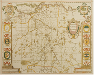 120382 Reproductie van een kaart getiteld Quarta pars Brabantae cujus caput Sylvaducis. Willibrordus vander Burght ...
