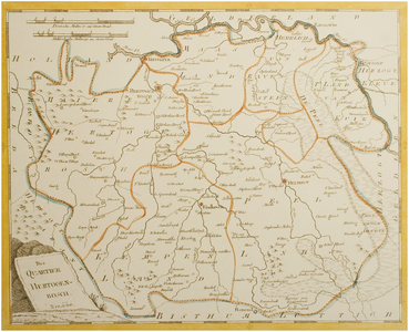 120387 Reproductie van een kaart getiteld Das Quartier Hertogembosch, nro 660, (eind 18e eeuw). Uit: Brabantia ...