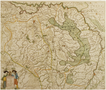 120388 Reproductie van een kaart getiteld Brabantiae pars orientalis .... Amstelodami Sumptibus Frederici de Wit (ca. ...