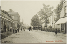 120504 Molenstraat. Gezien in Westelijke richting. Links de Rijks H.B.S, ca. 1912