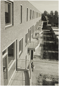 120561 Zuiderstraat. Achterzijde van nieuwe woningen, 13-10-1983
