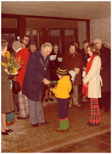 45146 Officiële opening St. Anna-school, Budel, 1974
