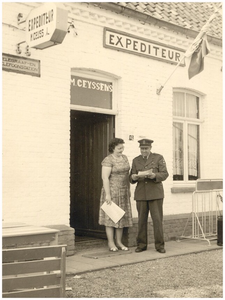 45159 Douanekantoor, Budel-Dorplein, grenspost en Café Ceijssensaan de Zuid Willemsvaart, 1965 - 1970