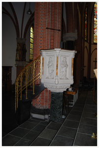 45330 Preekstoel O.L.V. Visitatie Kerk, Budel, 14-05-2010