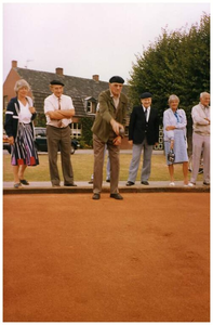 45781 Familie van Meijl, Gastel: jeu de boulles baan, ca 1990