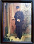 46213 Postbode Budel: Adrianus Geven ( * 08-05-1894 + 11-12-1967) de postbode bij voor het toenmalige huis van schilder ...