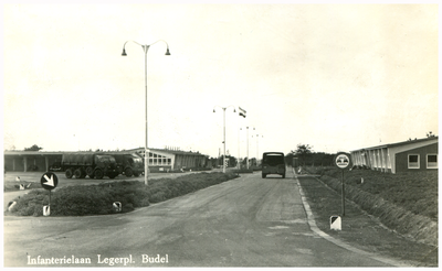 46508 Legerplaats Budel: Infanterielaan, 1958