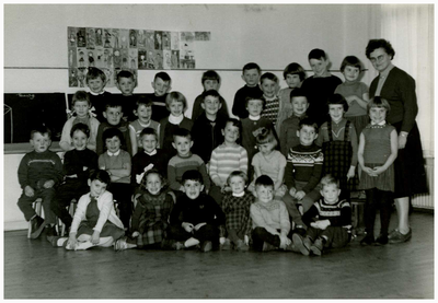 47294 Kleuterklas St. Jozefschool, Budel, 1960