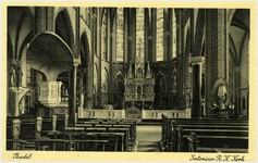 47298 Interieur kerk O.L.V. Visitatie te Budel