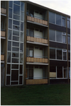 48532 Zicht op de flatgebouwen van de Duitse wijk . Gebouwd in 1962. Nu staan er nog 2 flats in 2017, 1962-1966
