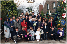 49385 Vijftig jarige bruiloft fam. Kissen-van Tongerloo uit Klein Schoot, nov. 1988