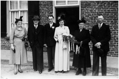 49411 Huwelijk Tjeu Jacobs, Budel, 10-09-1952