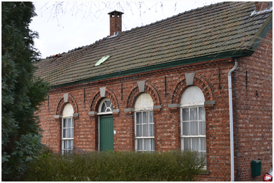 49774 Combinatieboerderij Budel-Schoot: bouwjaar ca 1900. Voorheen in gebruik als schuurkerk door pastoor Lemmens