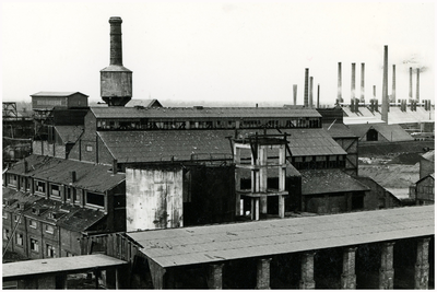 51750 Zinkfabriek Budel-Dorplein, gebouwen voor aanvang van de sloop in 1971