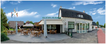 51806 Cafe / biljart de Bellevue, Budel, terras, 2022