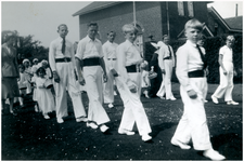 51880 Gymnastiek Vereniging Vlug en Vrij, Budel-Dorplein, circa 1950