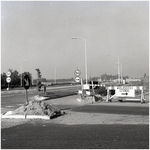 51995 Aanleg A2/E9, Maarheeze, oversteekplaats voor wielrijders, 1969-1970