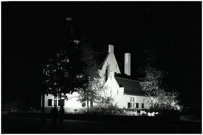 52007 Maarheeze bij nacht, Maarheeze, kasteel Cranendonck, 1968