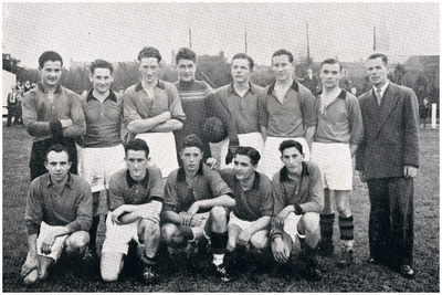 52233 Voetbalelftal B.S.V 29, Budel, circa 1958