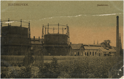 191593 Gasfabriek, Nachtegaallaan, ca. 1915