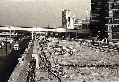 19037 Bouw van het viaduct in de Beukenlaan, 1962