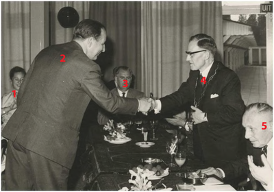 131456 Felicitaties burgemeester van de Ven. 4. Burgemeester van de Ven;, 04-10-1964