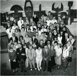 220002 niet aangetroffen Het 60-jarig bestaan van GGD: groepsfoto personeel, 10-1986