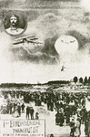 1796 De 1ste Eindhovensche parachutist: H.Hermans, op Molen Heide (een vliegveld tussen Mierlo en Geldrop), ca. 1922