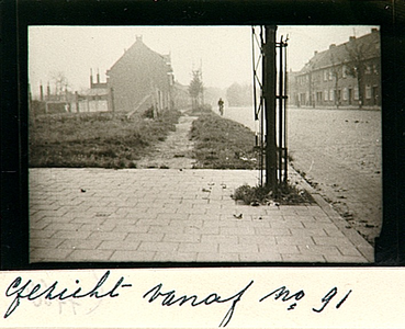 7768 Zeelsterstraat gezien vanaf pand nr. 91, 1943