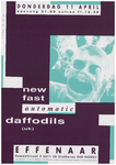 400120 Aankondiging van de Engelse band The new fast automatic daffodils, 11-3-1991